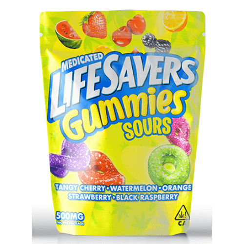 Lifesavers Gummies Sours (500mg THC)