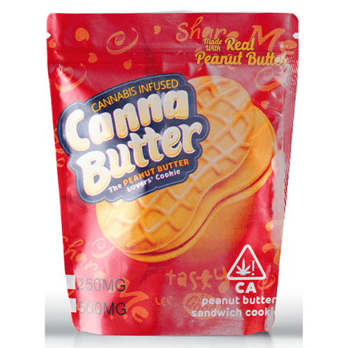 Canna Butter Peanut Butter Cookies (500mg THC)
