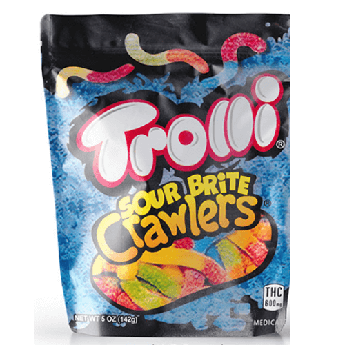 Trolli - Sour Brite Crawlers (600mg THC)