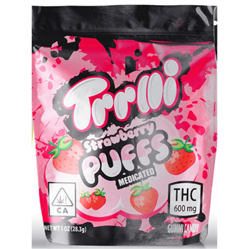 Trolli - Strawberry Puffs (600mg THC)
