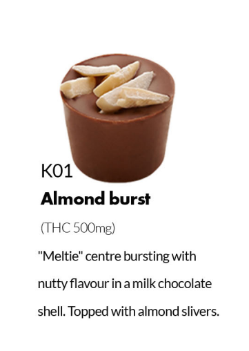 Almond Burst (500mg THC)