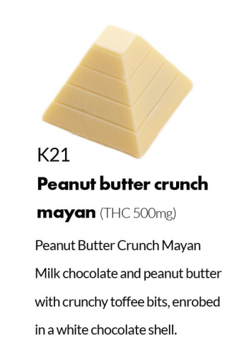 Peanut Butter Crunch Mayan (500mg THC)