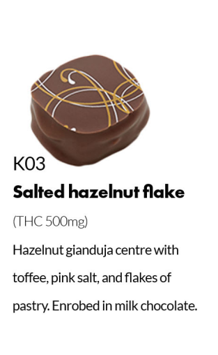 Salted Hazelnut Flake (500mg THC)
