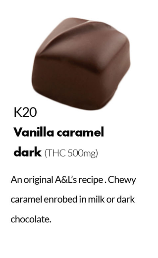 Vanilla Caramel Dark (500mg THC)