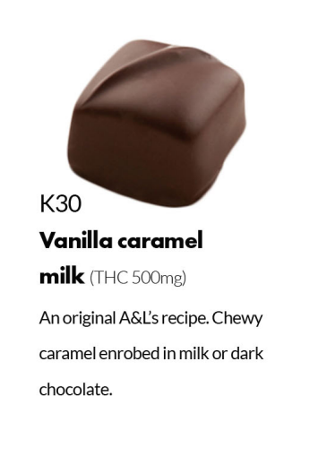 Vanilla Caramel Milk (500mg THC)