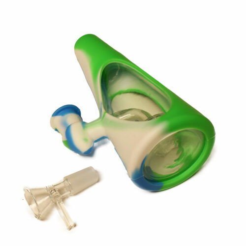 Silicone Bong With Glass (Hallow Body)