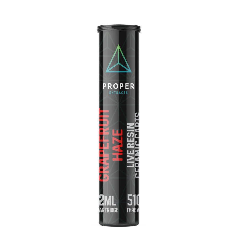 Proper Extracts Live Resin Vape Cartridges - Grapefruit Haze