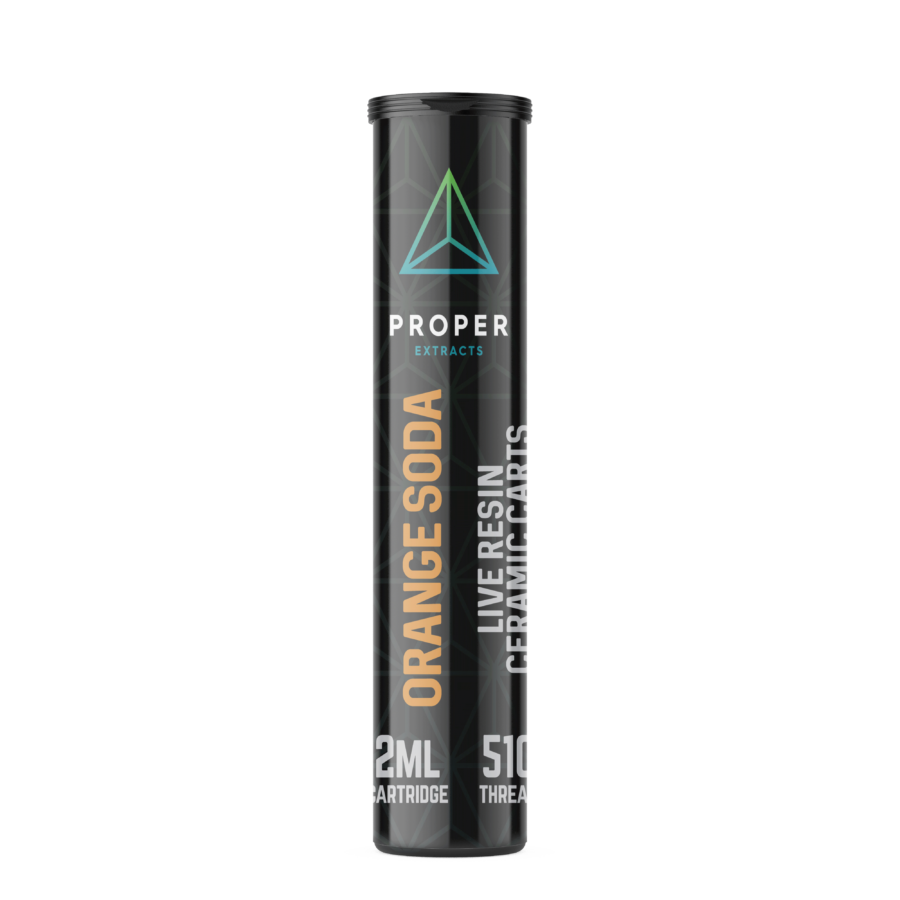 Proper Extracts Live Resin Vape Cartridges - Orange Soda