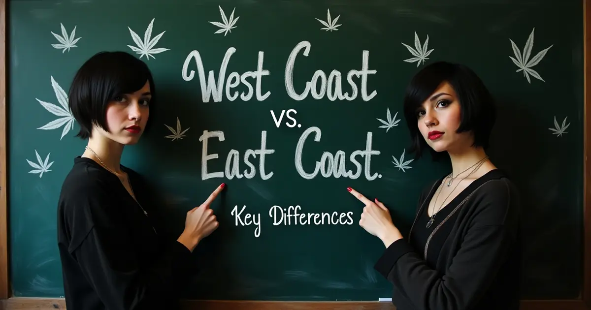 West Coast Weed vs. East Coast Key Differences