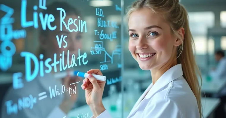 Live Resin vs Distillate Which One Is Better for You
